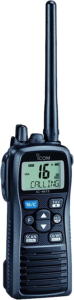 An image of ICOM IC-M73 01 Icom IC-M73 01 Handheld VHF Marine Radio, 6 Watts